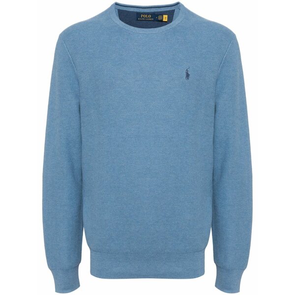 ラルフローレン メンズ 編み物\u0026ティーシャツ アウター Polo-pony-motif jumper Blue
