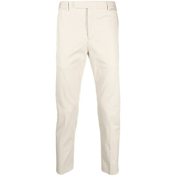 PTトリノ メンズ 心地好いズボン下 ボトムス Tailored cotton trousers Neutrals