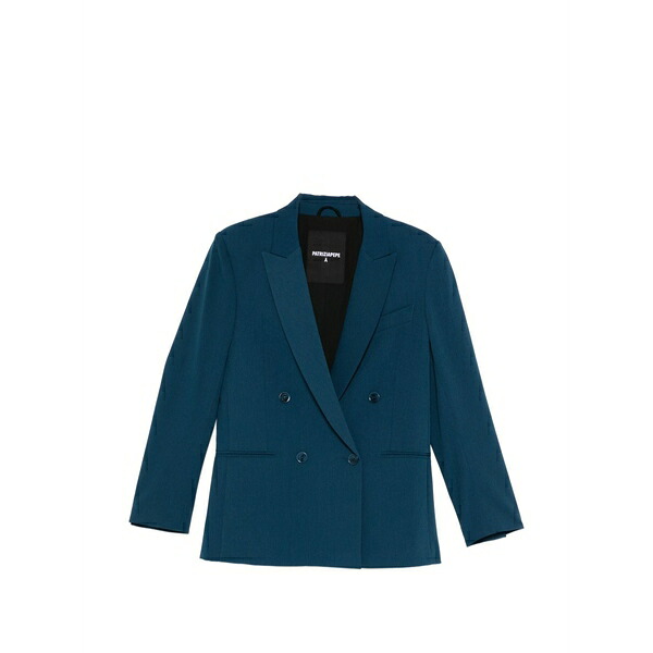 パトリツィア ペペ レディース 上衣＆上衣 アウター Double-breasted blazer Blue