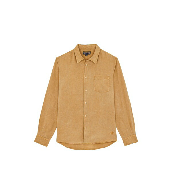 ヴィルブレクイン メンズ プルオーバー トップス Chest-pocket shirt Brown