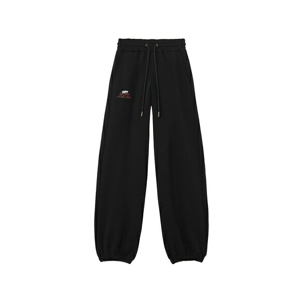 象牙色 レディース 心地好いズボン下 ボトムス X ac milan logo-print track pants Black