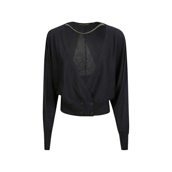 ファビアナ フィリッピ レディース ジレー アウター Button v-neck cardigan Blue