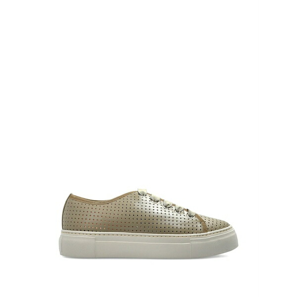 エージーエル レディース スニーカー シューズ Perforated lace-up sneakers Neutrals
