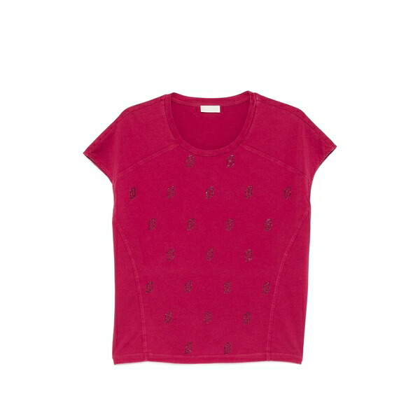リュージョー レディース プルオーバー トップス Short-sleeve t-shirt Pink