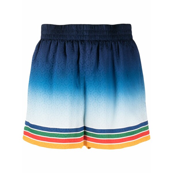 カサブランカ レディース 心地よいズボン下 ボトムス Studio de musique silk shorts Blue
