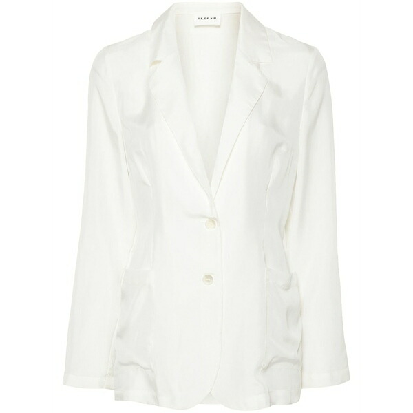 パロッシュ レディース 上衣＆上衣 アウター Semi-sheer silk blazer Neutrals