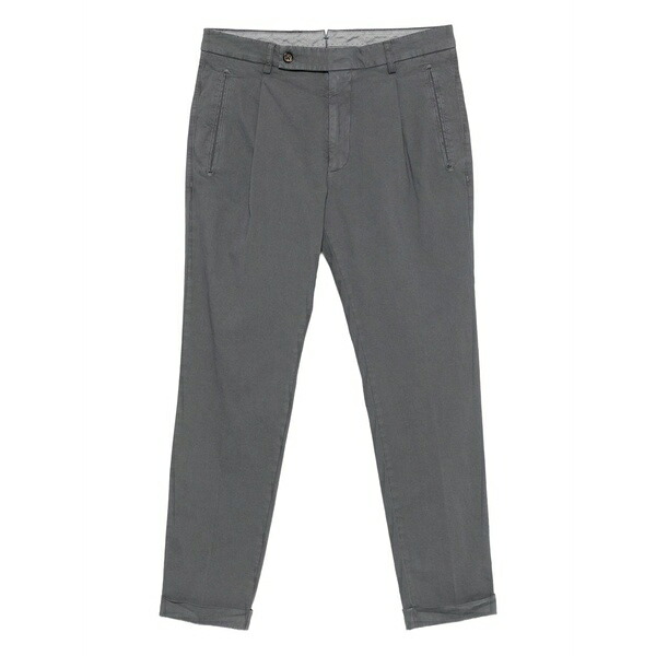 ベルウィッチ メンズ 心地よいズボン下 ボトムス Pleated-pocket pants Grey