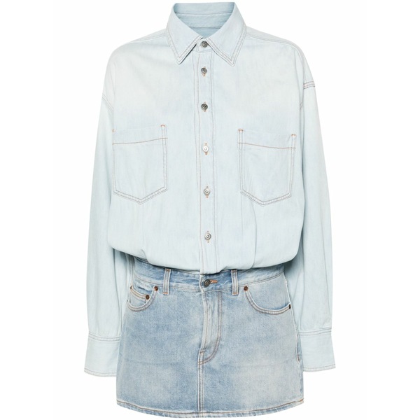 御機嫌冷やりとした レディース 衣裳 トップス Tatum denim shirtdress Blue