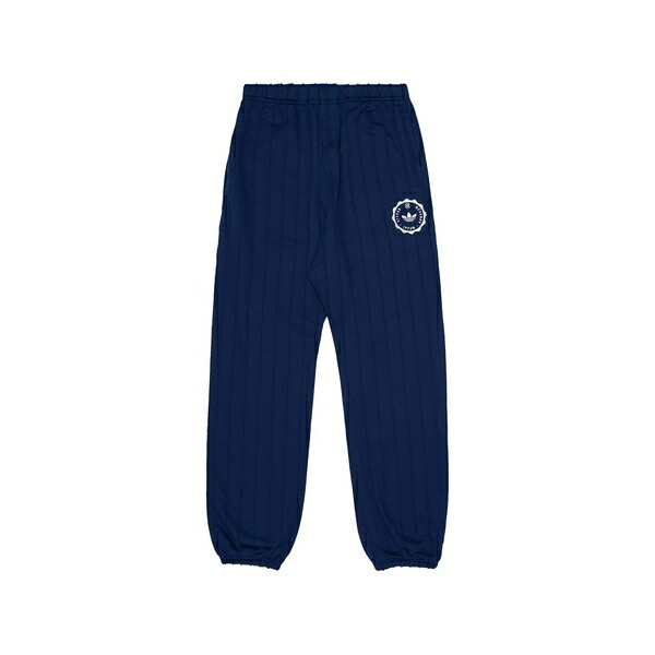 アディダス メンズ 心地よいズボン下 ボトムス X clot by edison chen ribbed badge trousers Blue