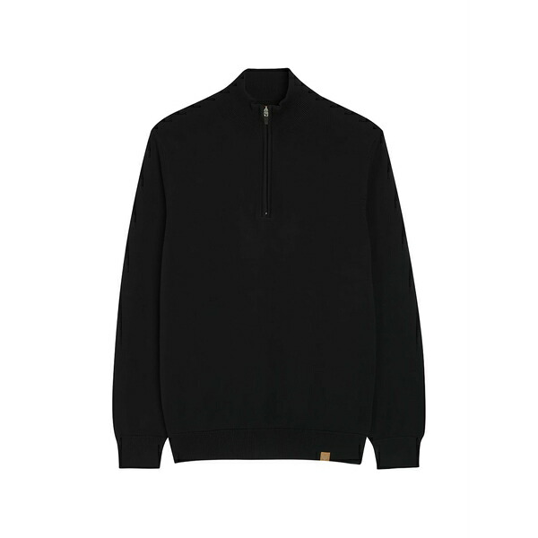 ライヴ メンズ パーカー・スウェットシャツ アウター Mock-neck sweatshirt Black