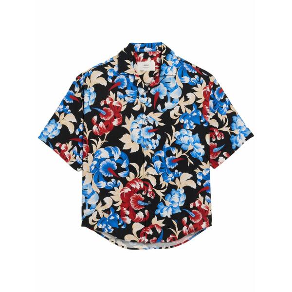 意中の女 メンズ ティーシャツ トップス Short-sleeve boxy shirt Black