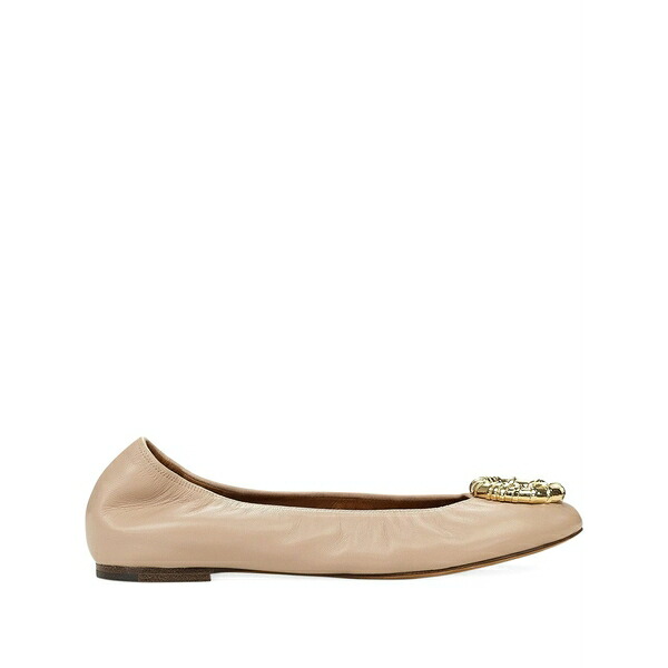 ランバン レディース サンダル シューズ Leather ring-detail ballet flats Neutrals