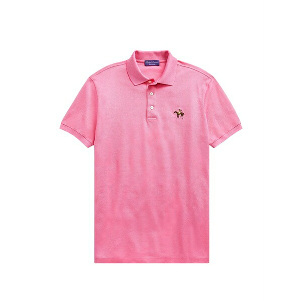 ラルフローレン メンズ ポロシャツ トップス Embroidered-logo piqu&pound; polo shirt Pink｜asty 101,400円