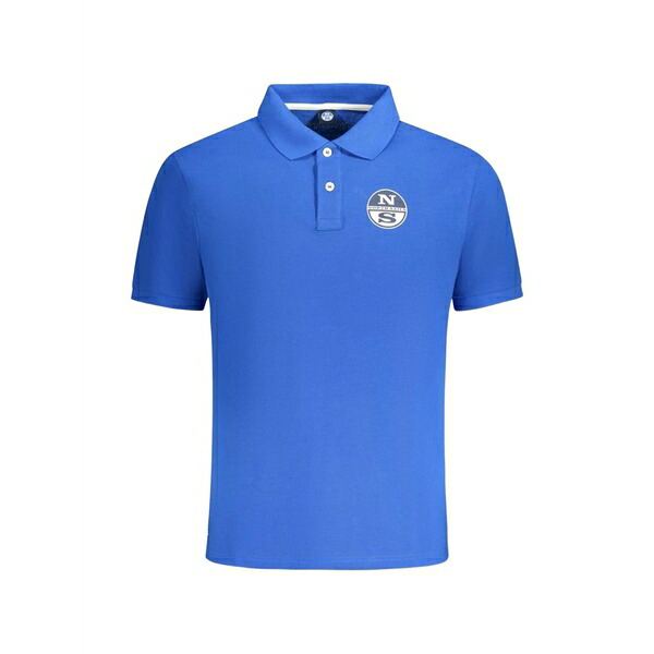北の方大売り出し メンズ スポーツシャツ トップス Logo-patch piqu￡ polo shirt Blue