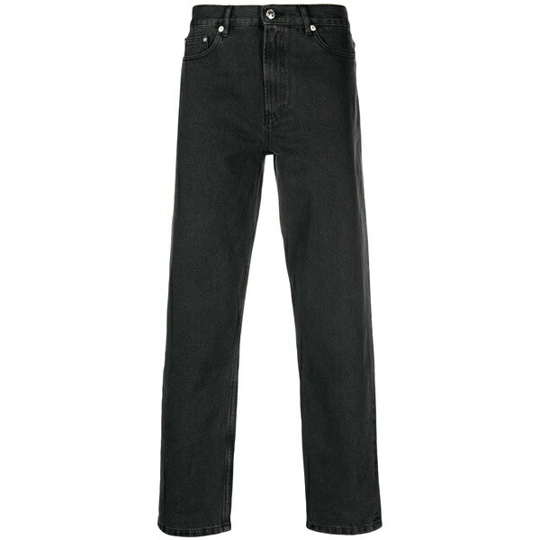 アーペーセー メンズ ジーンズズボン下 ボトムス Martin straight-leg jeans Black