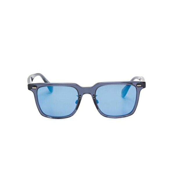 オリバーピープルズ メンズ サングラス・アイウェア アクセサリー Square-frame sunglasses Blue｜asty