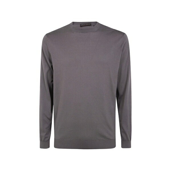 フィリッポ デ ラウレンティス メンズ 編み物\u0026プルオーバー アウター Fine-knit sweater Grey