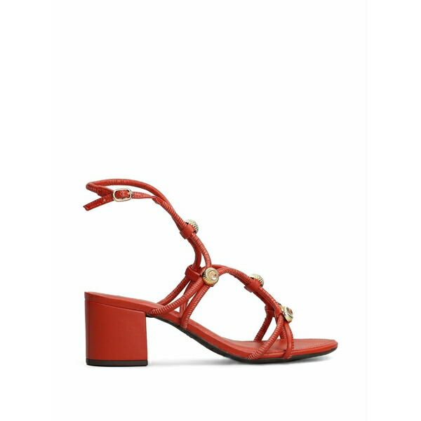アレッツォ レディース サンダル シューズ 60粍 crystal-embellished heeled sandals Orange