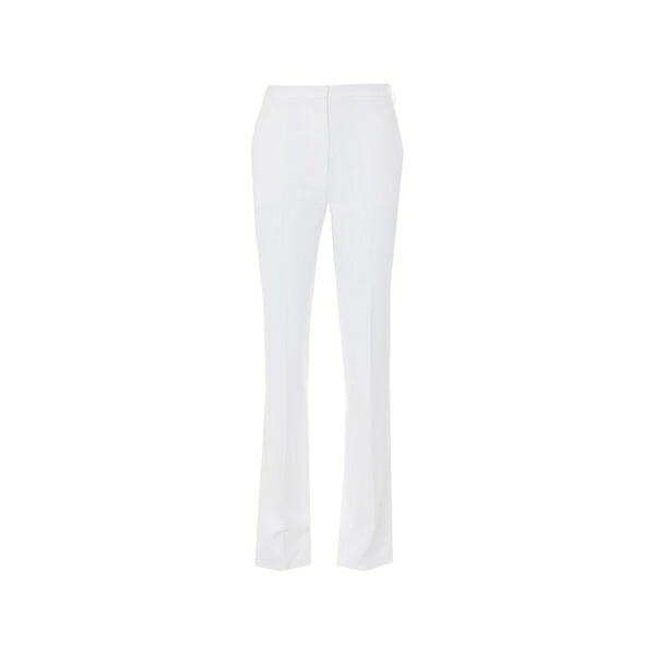 パトリツィア ペペ レディース 心地よいズボン下 ボトムス Structured straight-leg trousers White