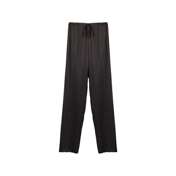 セミクチュール レディース カジュアルパンツ ボトムス Elasticated drawstring trousers Brown｜asty