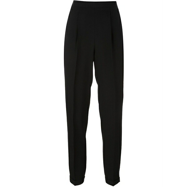 フィロソフィーデロレンゾセラフィーニ レディース 心地好いズボン下 ボトムス Pleated tapered trousers Black