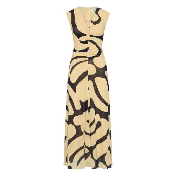 レベッカ・ヴァランス レディース 衣裳 トップス Ruched dune MIDI dress Neutrals