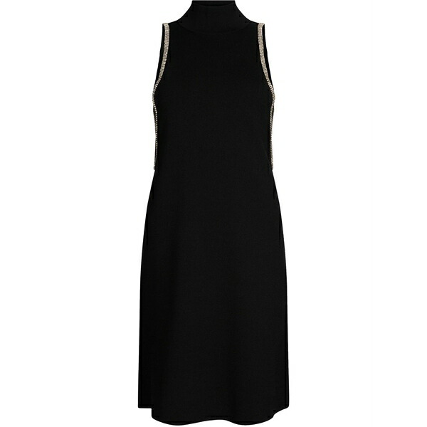 リュージョー レディース 衣装 トップス Rhinestone-embellished dress Black