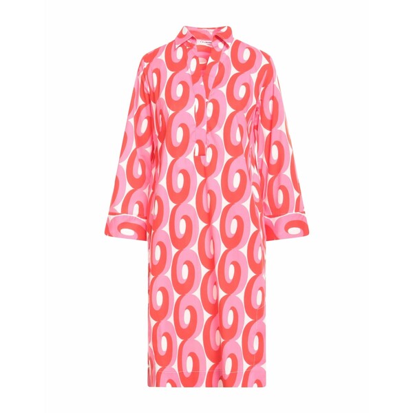 【送料無料】 キャリバン レディース ワンピース トップス Midi dresses Red｜asty