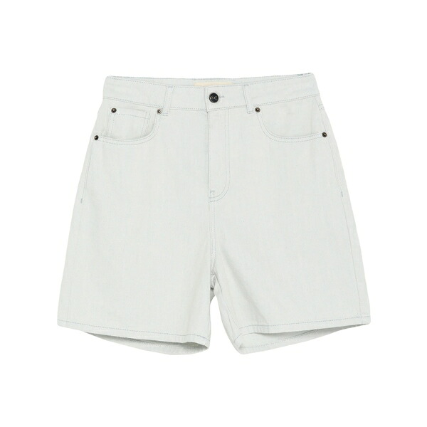 【送料無料】 セミクチュール レディース デニムパンツ ボトムス Denim shorts Blue
