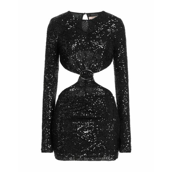 【送料無料】 アニエバイ レディース ワンピース トップス Mini dresses Black|asty
