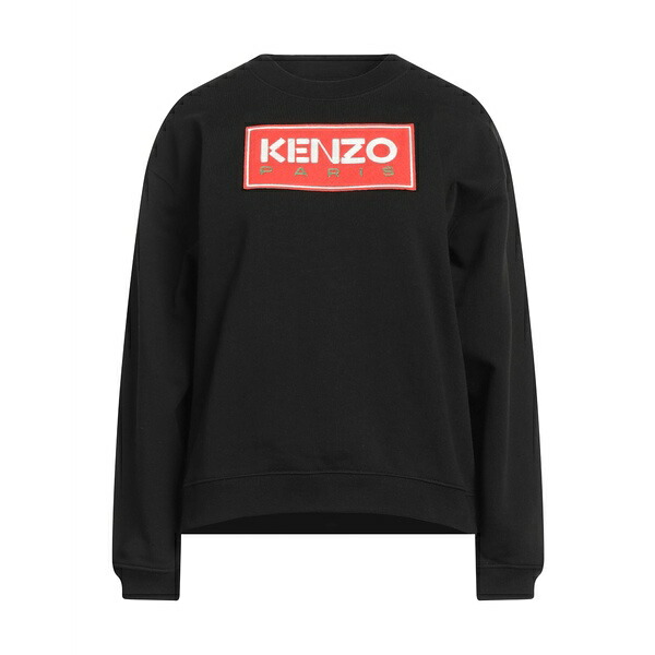 【送料無料】 ケンゾー レディース パーカー・スウェットシャツ アウター Sweatshirts Black|asty