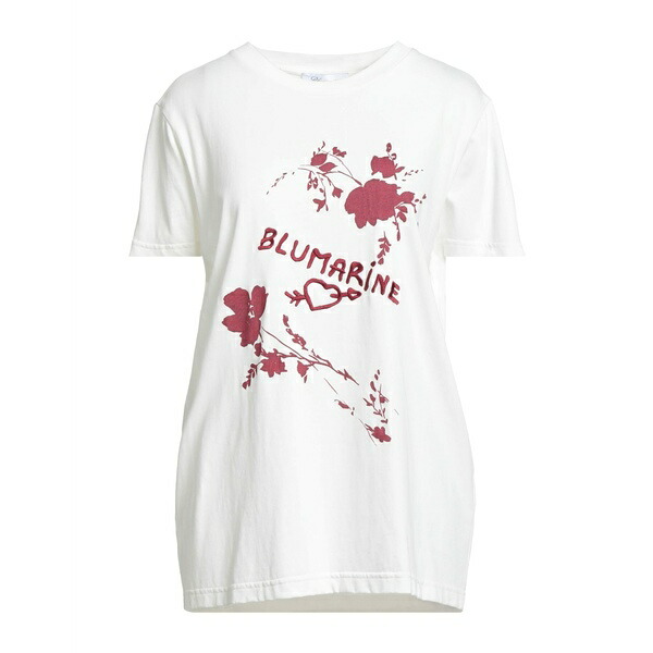 【送料無料】 ブルマリン レディース Tシャツ トップス T-shirts White