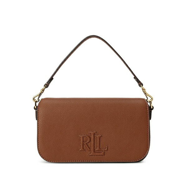 ラルフローレン レディース ショルダーバッグ バッグ Embossed shoulder bag Brown