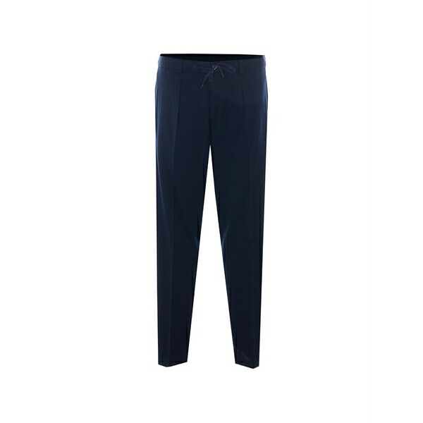 チルコロ1901 メンズ カジュアルパンツ ボトムス Drawstring tailored trousers Blue|asty