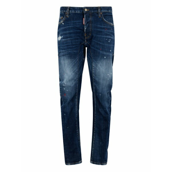 ディースクエアード メンズ デニムパンツ ボトムス Spot biker jeans Blue｜asty