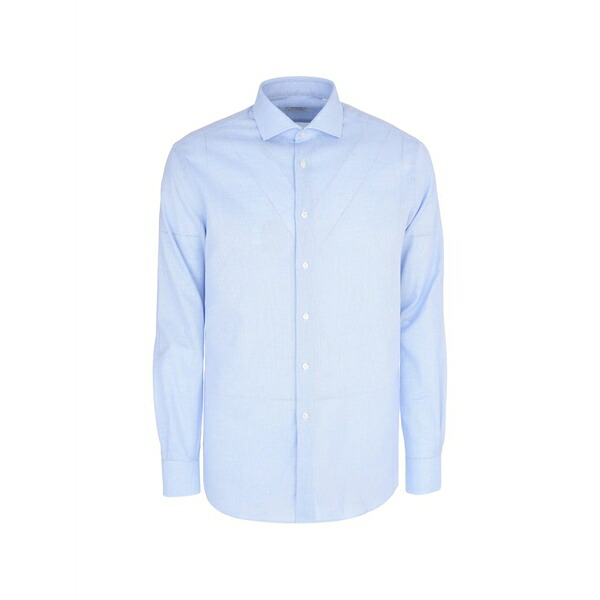 パルジレリ メンズ プルオーバー トップス Buttoned shirt Blue