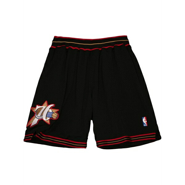 ミッチェル\u0026ネス メンズ カジュアルパンツ ボトムス 1997/98 hardwood classics \"philadelphia 76ers\" shorts Black
