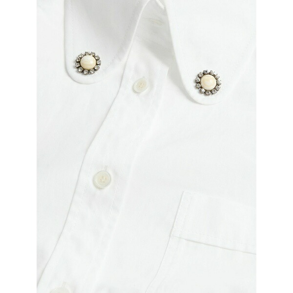 ヴァレンティノ ガラヴァーニ レディース シャツ トップス Cotton poplin shirt White|asty