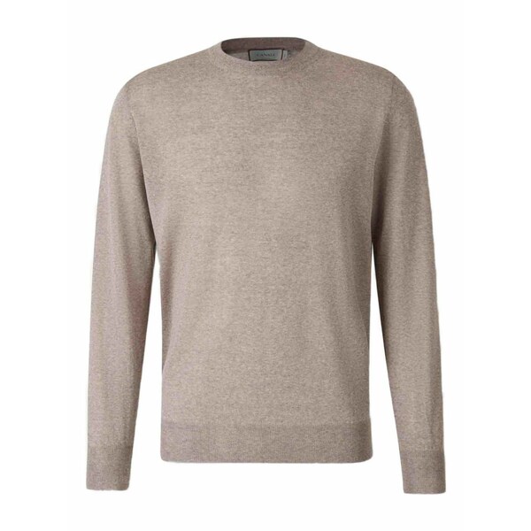 カナーリ メンズ 編み物\u0026ティーシャツ アウター Round-neck sweater Neutrals
