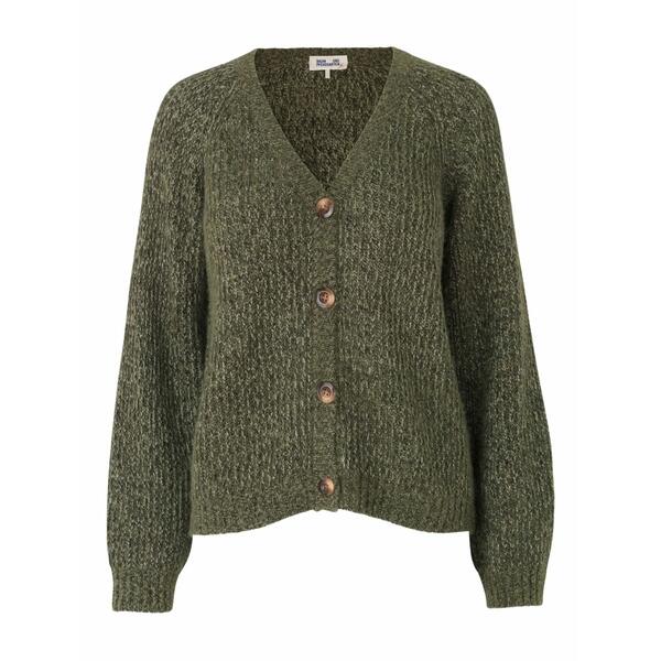 バウムウンドヘルガーデン レディース ジレー アウター V-neck wool cardigan Green