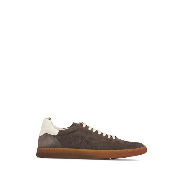 オフィチーネ 創作的 メンズ スニーカー シューズ Halo suede sneakers Brown