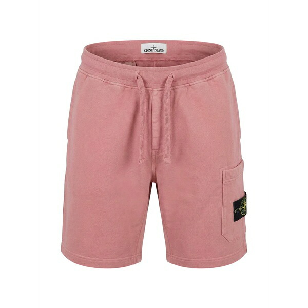 ストーンアイランド メンズ 心地好いズボン下 ボトムス Drawstring patch-pocket shorts Pink