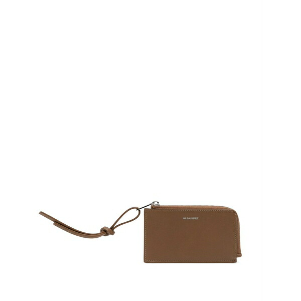 ジル・サンダー メンズ 紙入れ 付属品 Giro envelope Brown