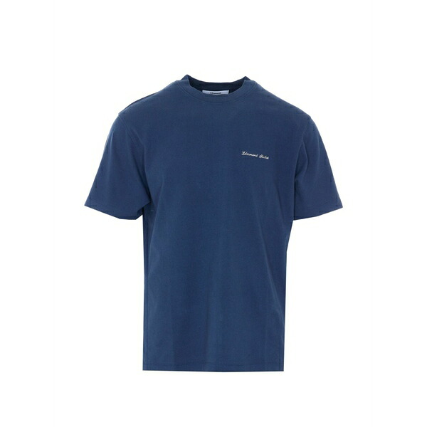 エドモンド スタジオ メンズ Tシャツ トップス Banquet hall graphic-print t-shirt Blue|asty