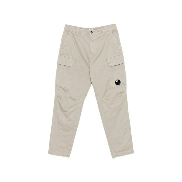 シーピーカンパニー メンズ 心地好いズボン下 ボトムス Cargo-pockets straight-leg trousers Grey