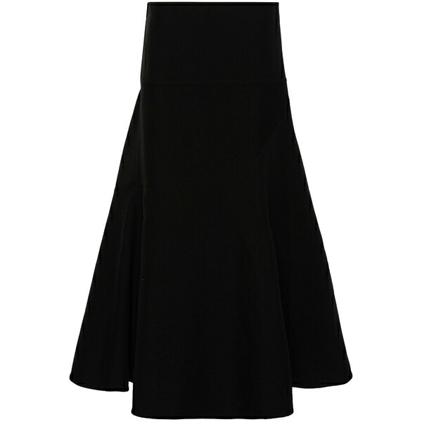 ジル・サンダー レディース スコート ボトムス Twill cotton-blend skirt Black