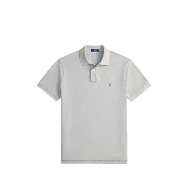 ラルフローレン メンズ スポーツシャツ トップス Logo short-sleeve polo shirt Grey