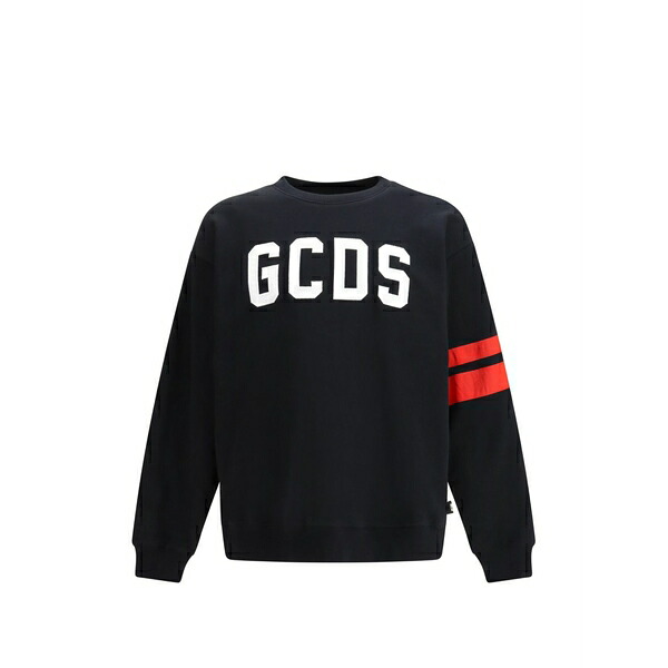 ジーシーディーエス メンズ パーカー・スウェットシャツ アウター Logo sweatshirt Black｜asty