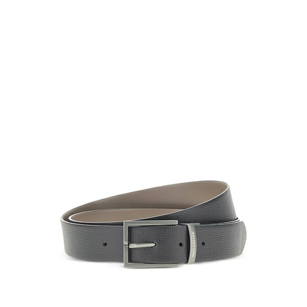 ポールアンドシャーク メンズ 胴締め 佩び物 Reversible leather belt Black