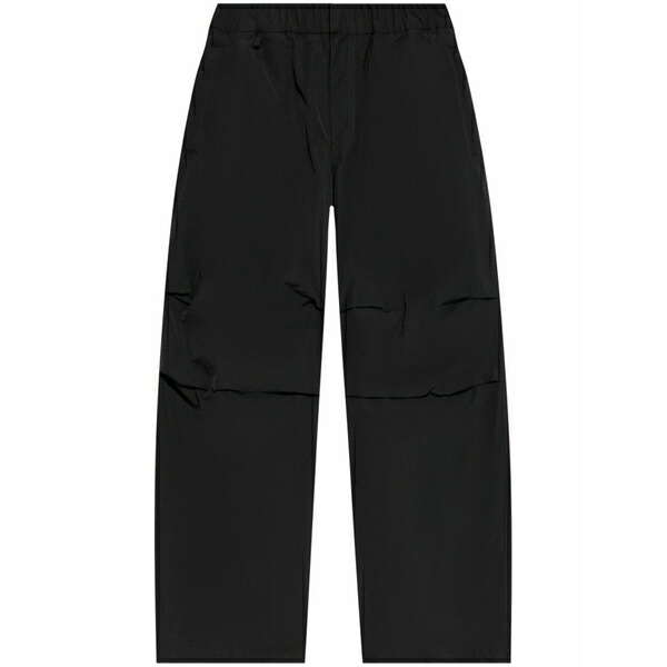 フォーティーフォー・レーベル・グループ メンズ 心地好いズボン下 ボトムス Id drawstring straight-leg trousers Black
